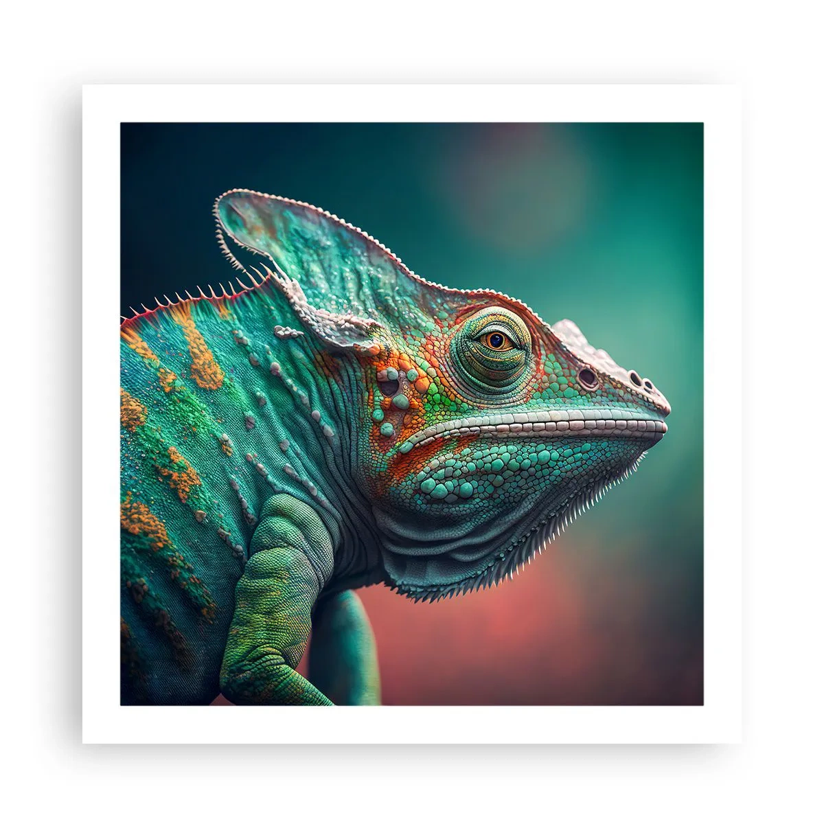 Poster - Jij ziet mij? Niet goed… - 60x60 cm