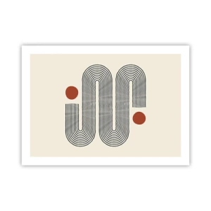Poster - Van het begin tot het eind - 70x50 cm