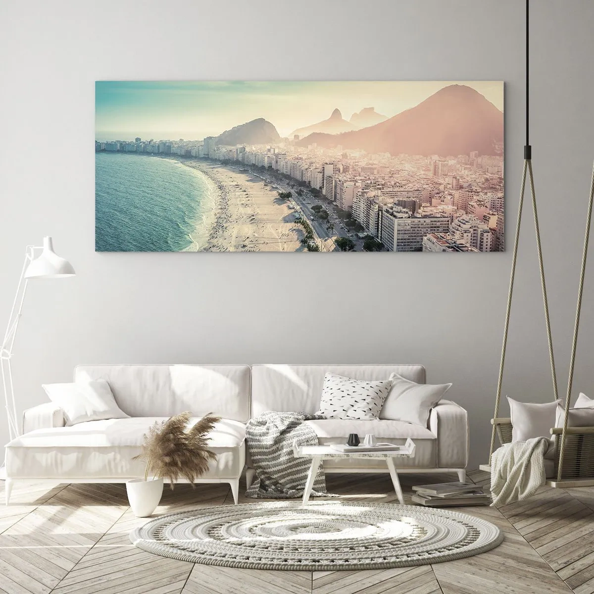 Schilderen op glas - Eeuwige vakantie in Rio - 120x50 cm
