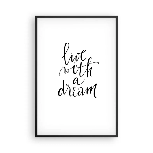 Poster in een zwarte lijst - Natuurlijk - 61x91 cm