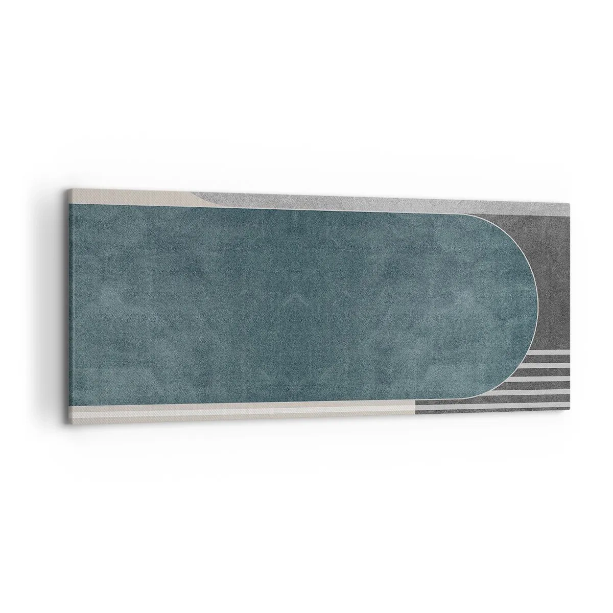 Schilderen op canvas - Compositie op niveau - 120x50 cm