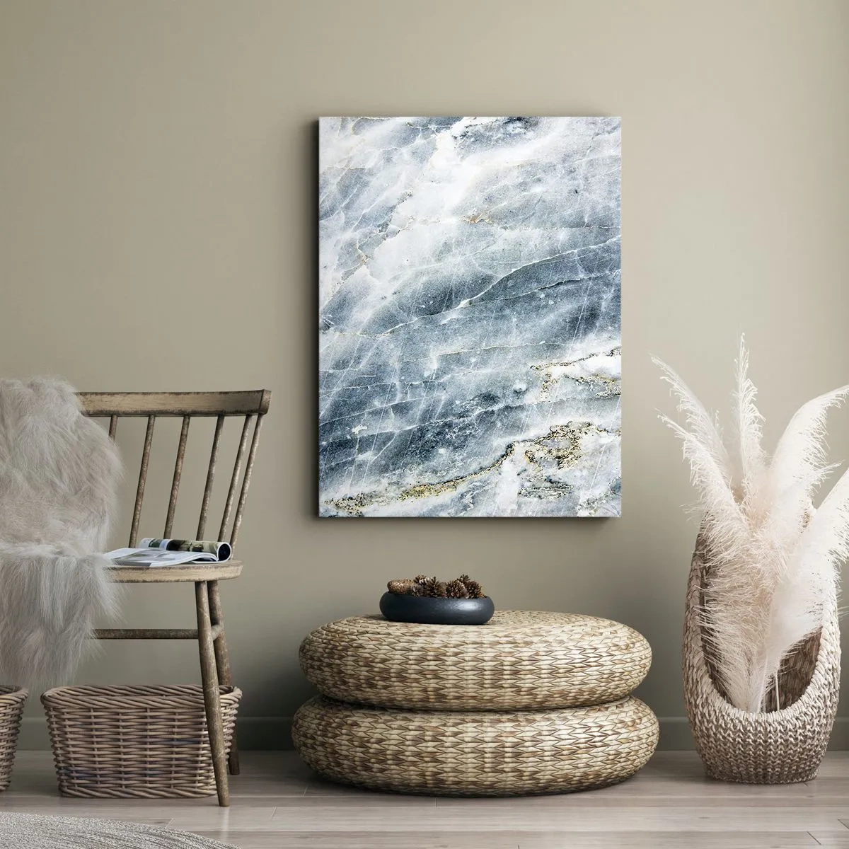 Schilderen op canvas - Ijs wereld - 50x70 cm