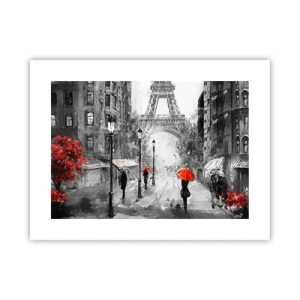 Poster - Alle wegen leiden naar haar - 40x30 cm