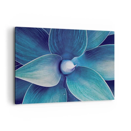 Schilderen op canvas - Blauw uit de lucht - 100x70 cm