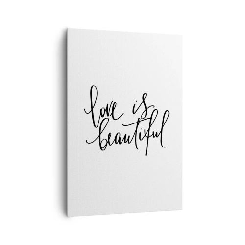 Schilderen op canvas - Lees en herhaal - 70x100 cm