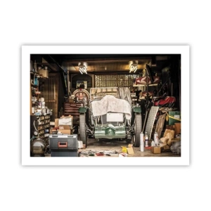 Poster - Terug naar het verleden - 70x50 cm