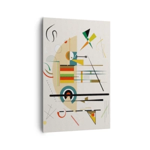 Schilderen op canvas - En de wereld lacht - 80x120 cm