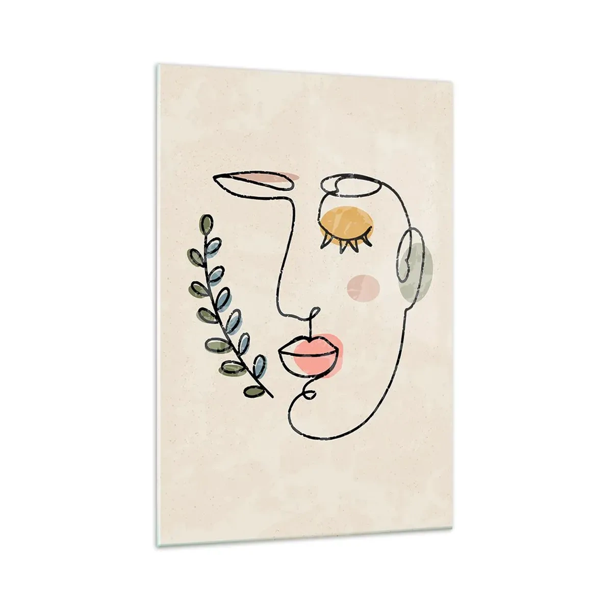 Schilderen op glas - Vrede gevonden - 70x100 cm