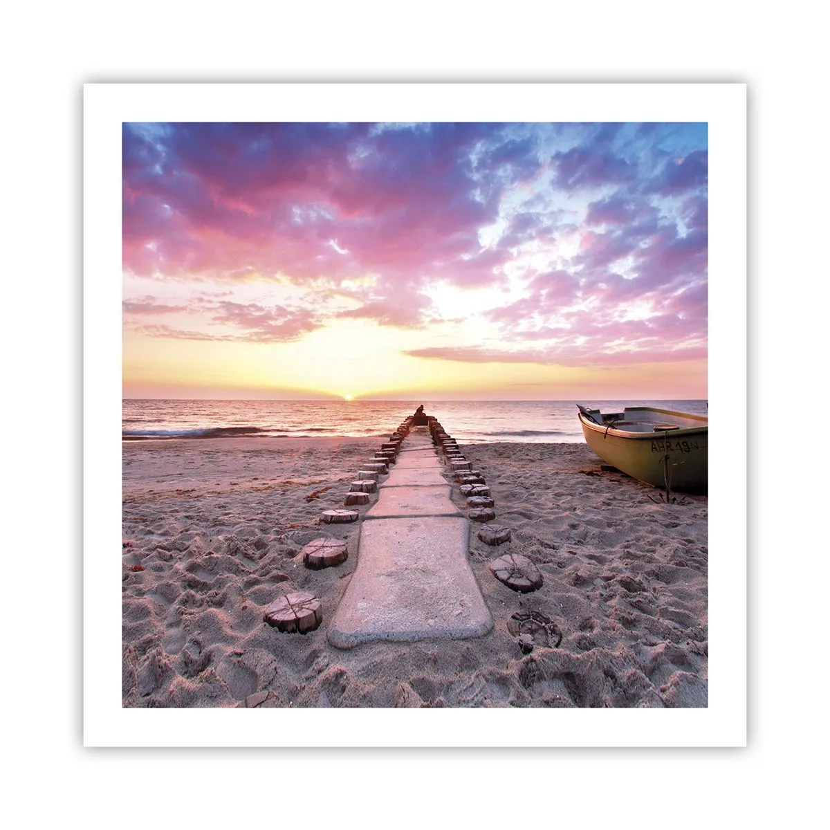 Poster - Een moment van diepe ervaring - 60x60 cm