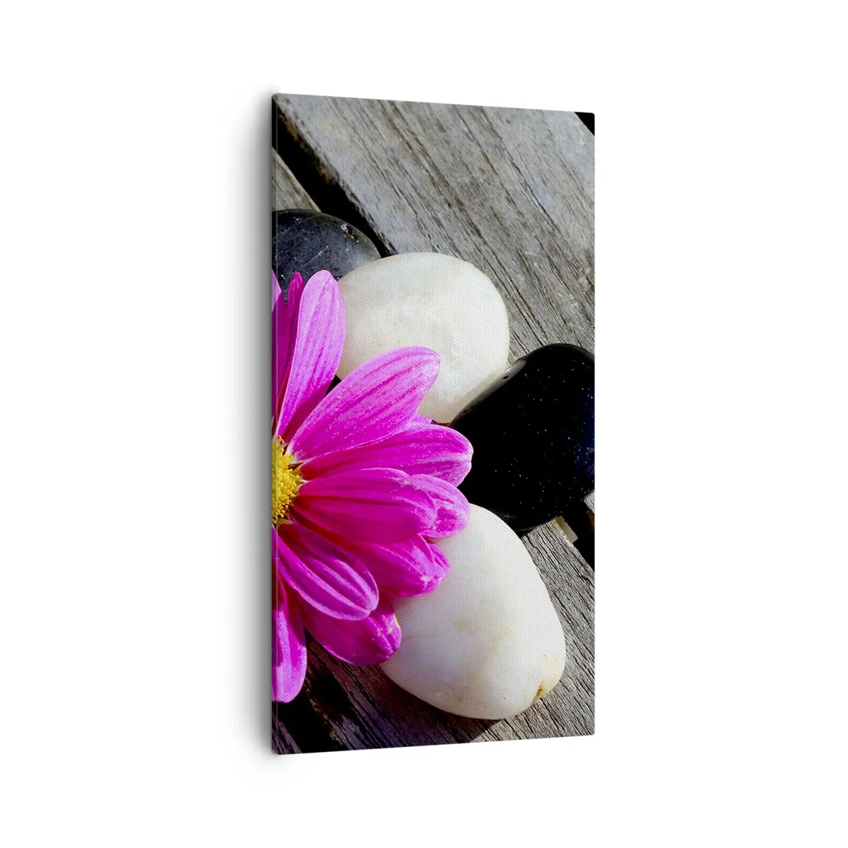 Schilderen op canvas - Rust op de pier - 55x100 cm