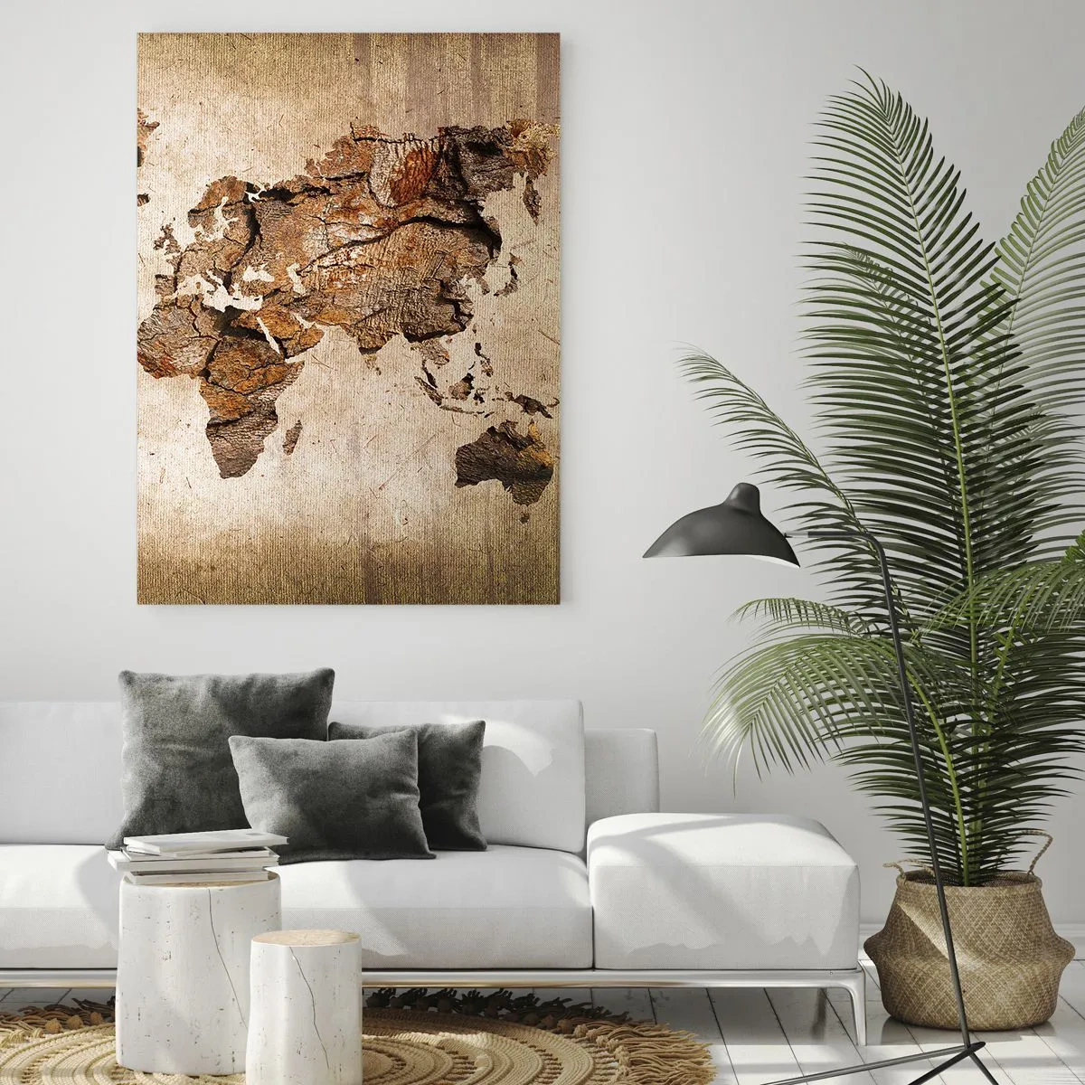 Schilderen op glas - Ontdekking van de wereld - 50x70 cm