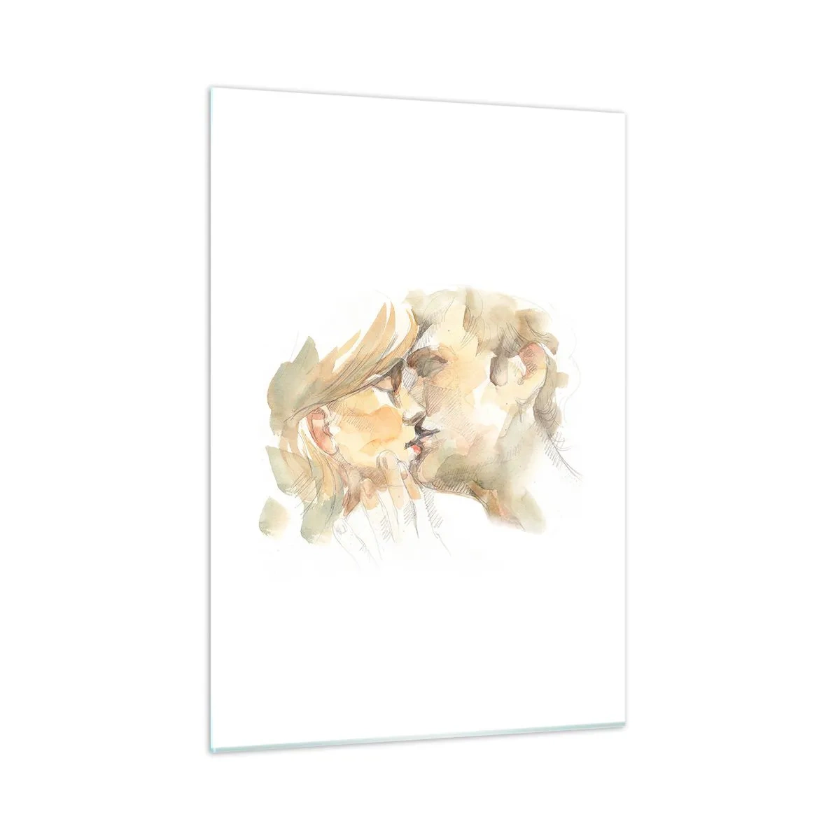 Schilderen op glas - De helft gevonden? - 50x70 cm
