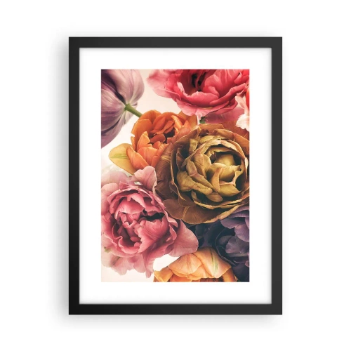 Poster in een zwarte lijst - Een viering van het leven - 30x40 cm