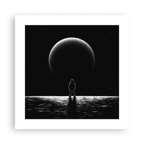 Poster - Oog in oog - 40x40 cm