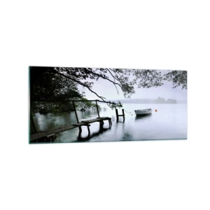 Schilderen op glas - Je bent al aan het rusten - 120x50 cm