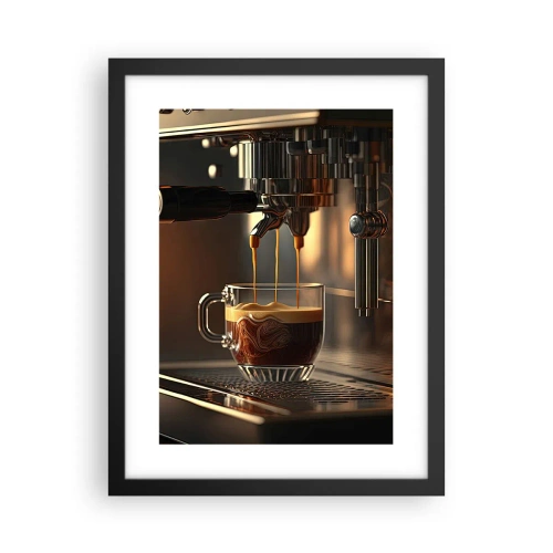 Poster in een zwarte lijst - Een sensuele mix - 30x40 cm