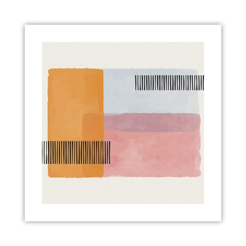 Poster - Van hoek tot hoek - 40x40 cm