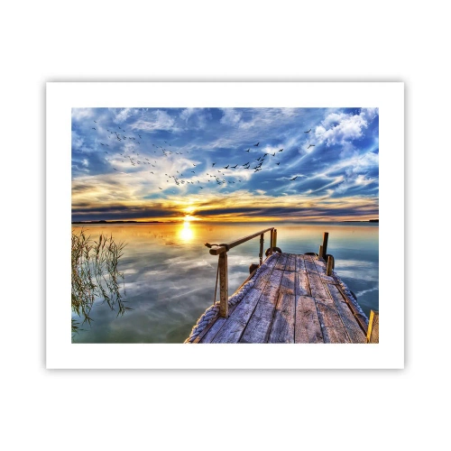 Poster - De wind gaat rusten - 50x40 cm