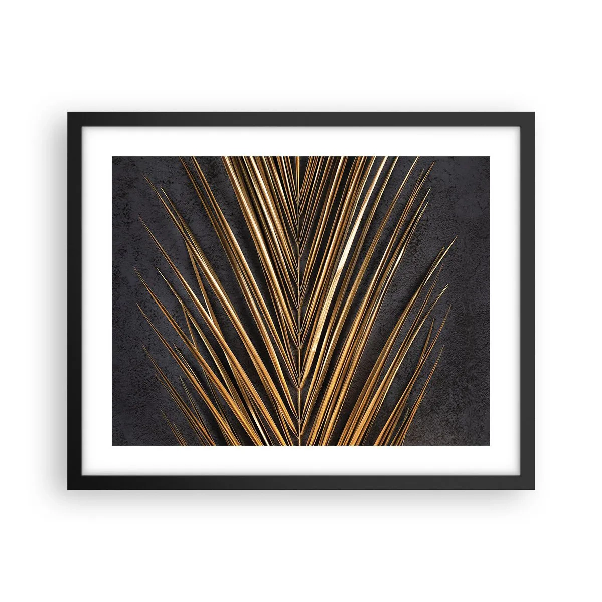 Poster in een zwarte lijst - Het goud van de tropen - 50x40 cm