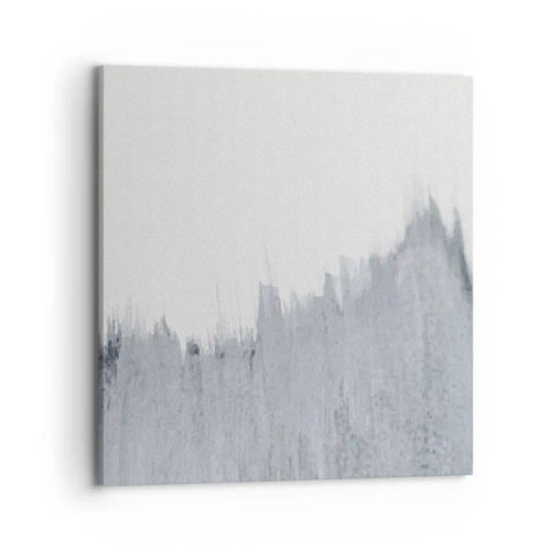 Schilderen op canvas - Mysterieuze tekst - 70x70 cm