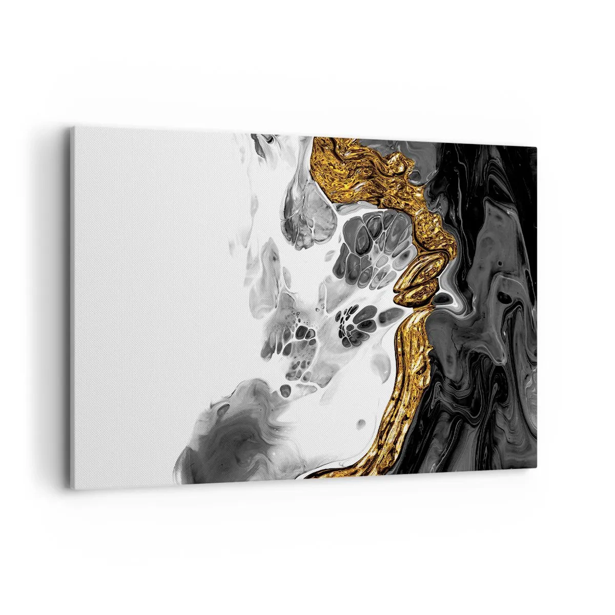 Schilderen op canvas - Organische samenstelling - 120x80 cm