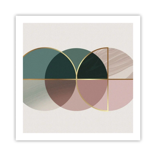 Poster - Wiel voor wiel... - 60x60 cm