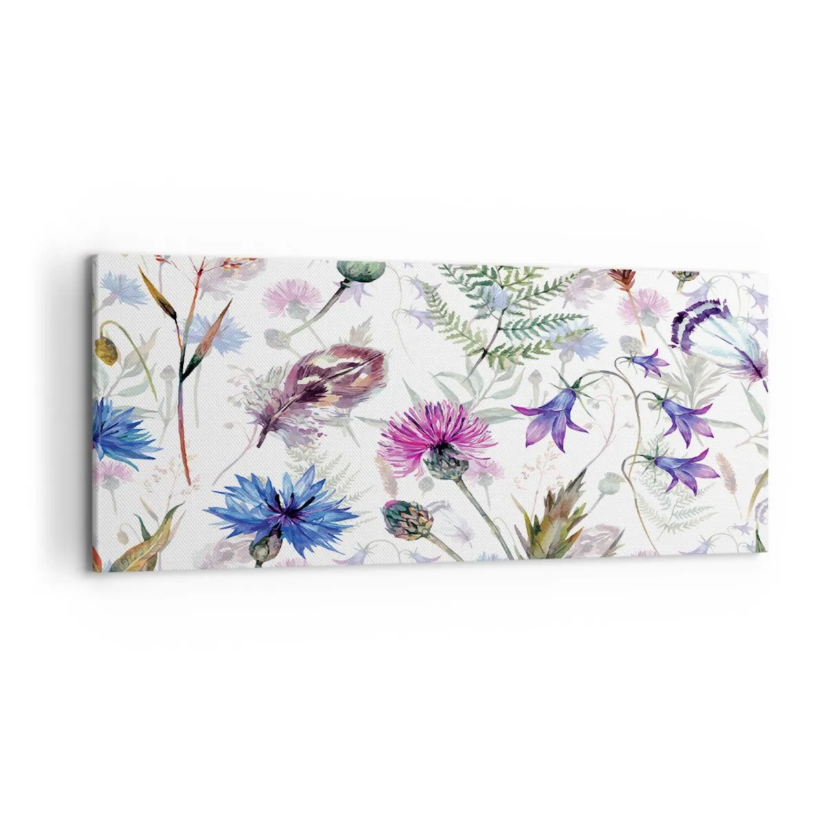 Schilderen op canvas - Pools herbarium - 120x50 cm