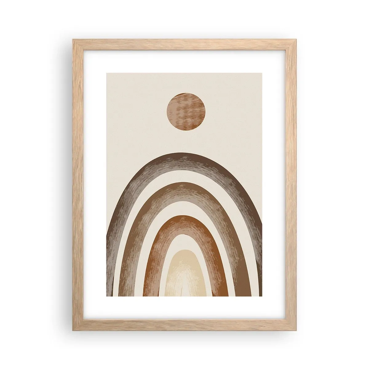 Een poster in een licht eiken lijst - In een sterrenstelsel ver, ver weg - 30x40 cm