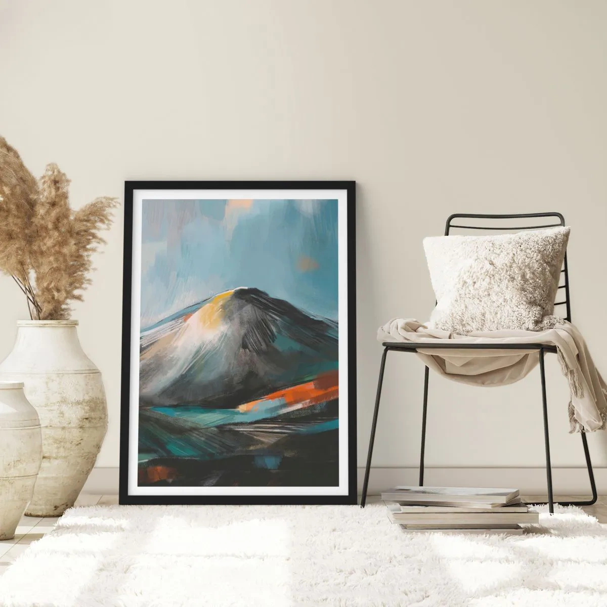 Poster in een zwarte lijst - Ruw en prachtig - 70x100 cm