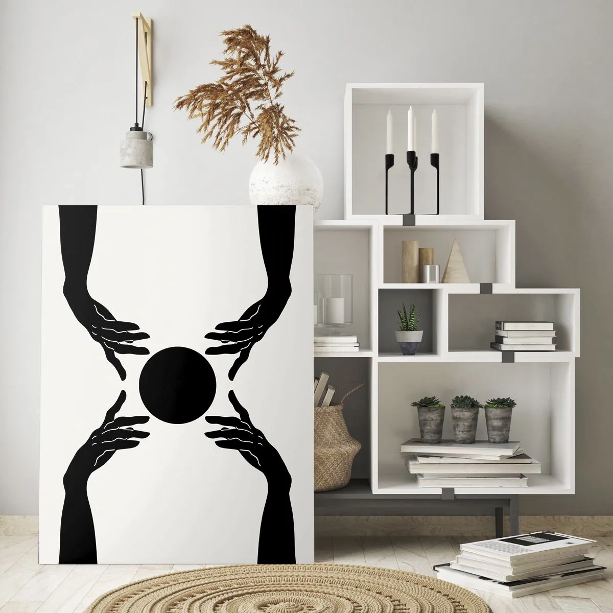 Schilderen op glas - Geheim teken - 70x100 cm