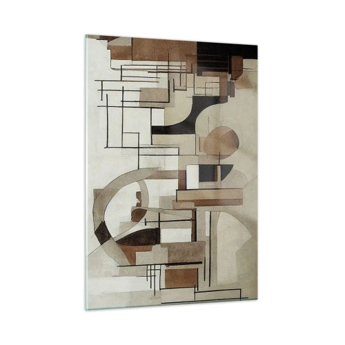Schilderen op glas - Stadslandschap 2.0 - 50x70 cm