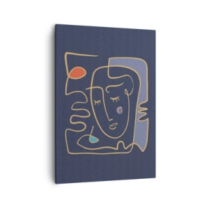 Schilderen op canvas - In nadenken - 50x70 cm