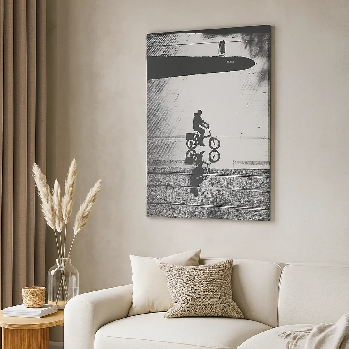 Schilderen op canvas - Voor mij, door de stad - 50x70 cm