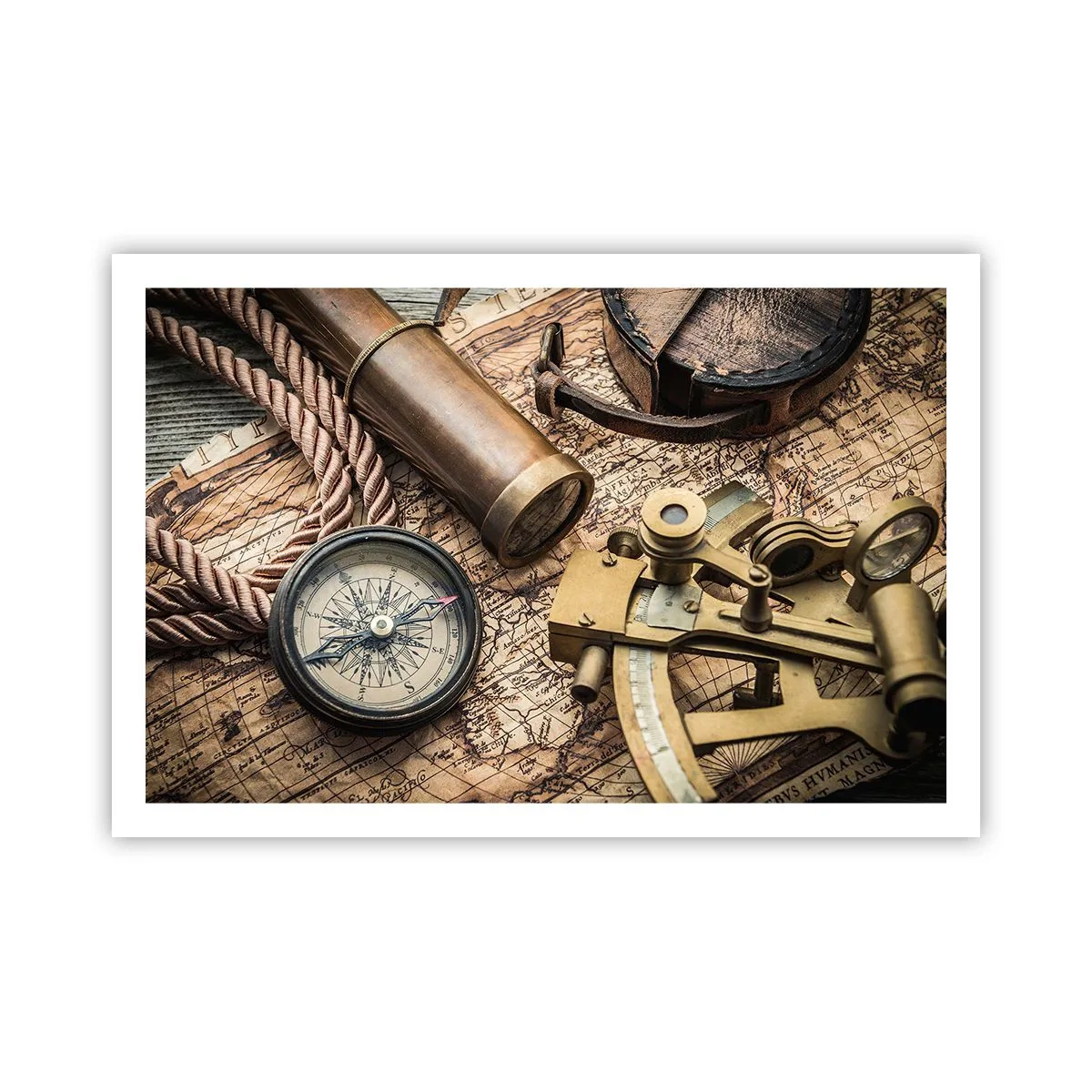 Poster - Zet koers - 91x61 cm