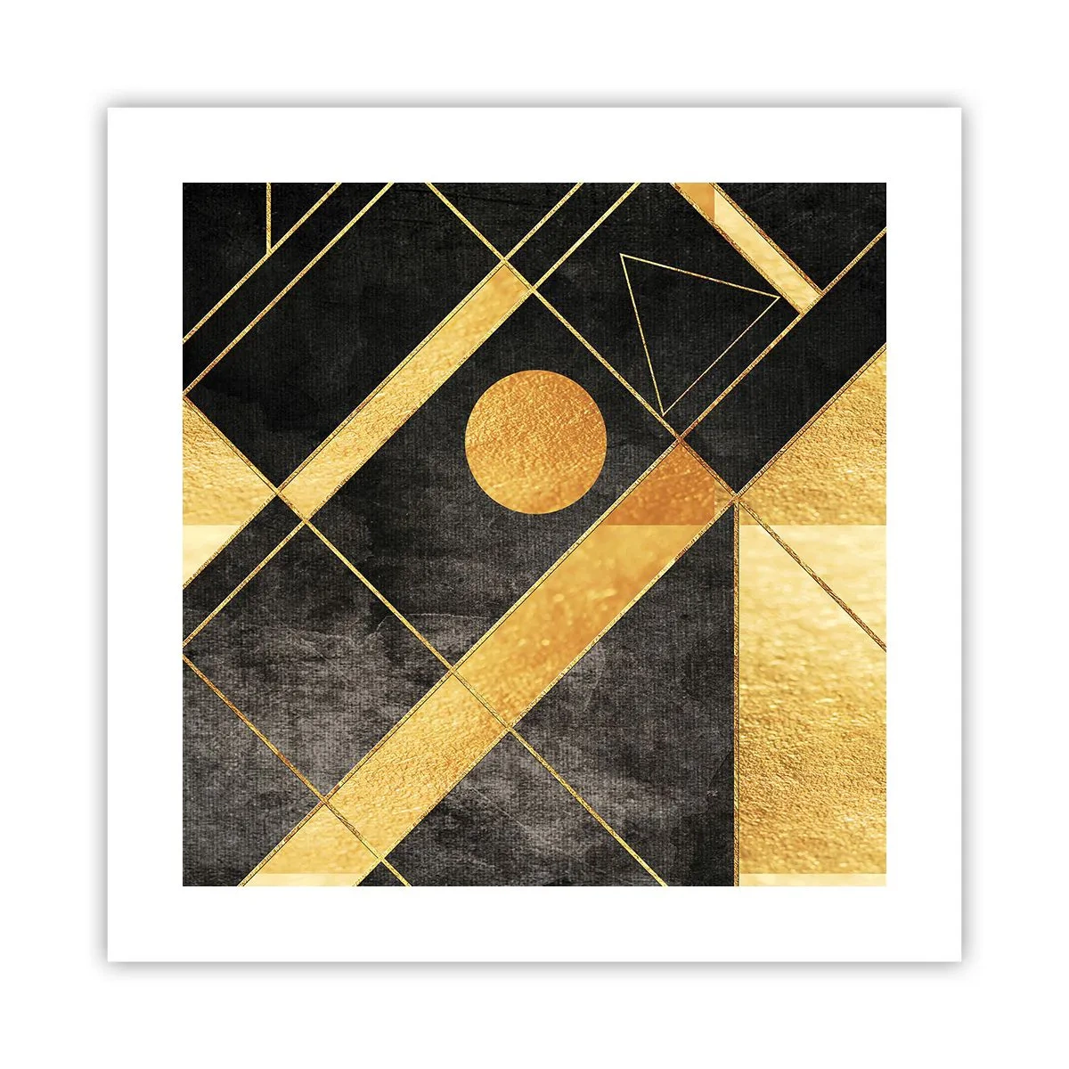 Poster - De zon van de woestijn - 40x40 cm