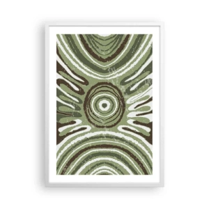 Poster in een witte lijst - Een explosie van emoties - 50x70 cm