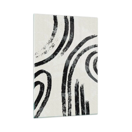 Schilderen op glas - Half gestopt - 70x100 cm