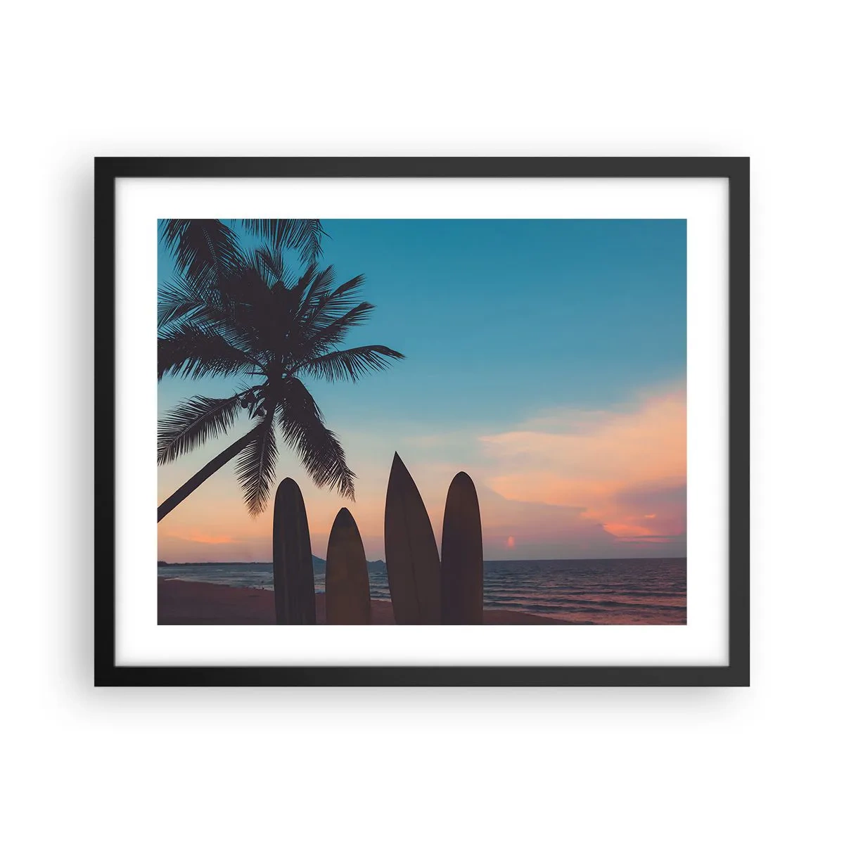 Poster in een zwarte lijst - Morgen wordt ook leuk - 50x40 cm
