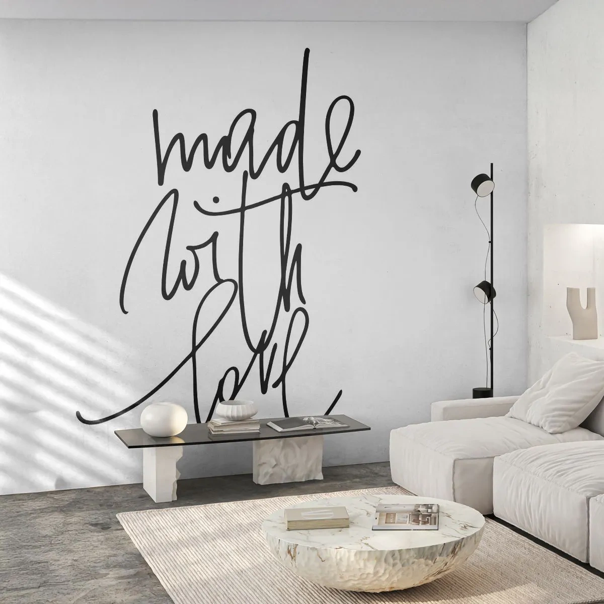 Fotobehang Premium Sand - Het beste merk - Typografie, Bevestiging, Maxim - 300x210 cm