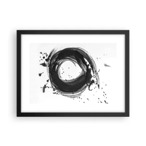 Poster in een zwarte lijst - De draaikolk van de schepping - 40x30 cm