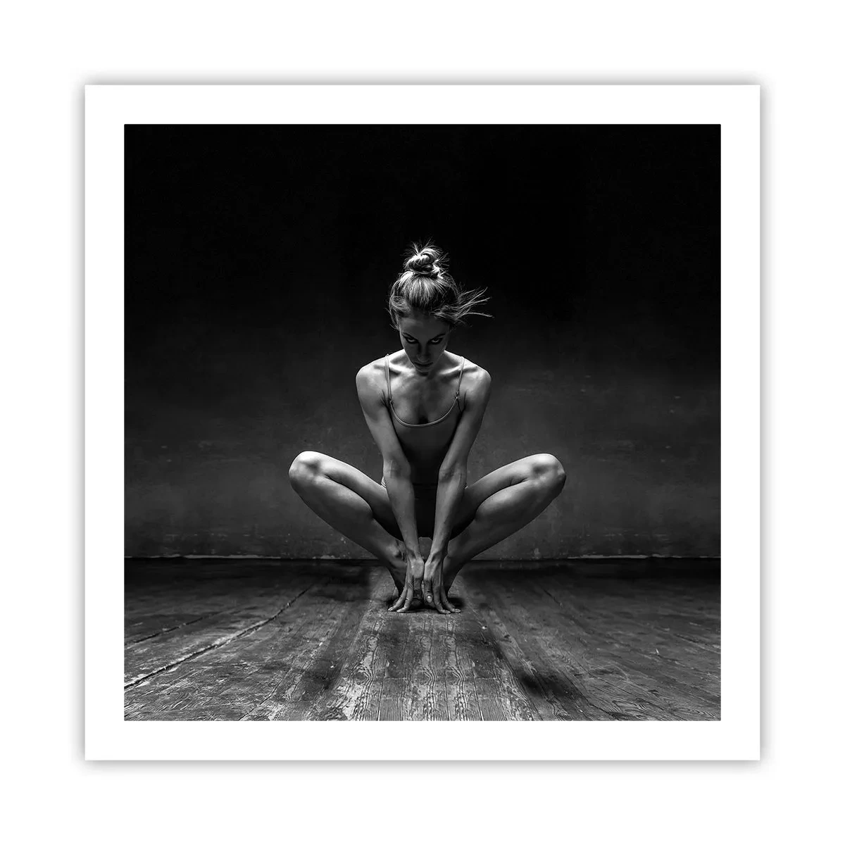 Poster - Concentratie van dansenergie - 60x60 cm