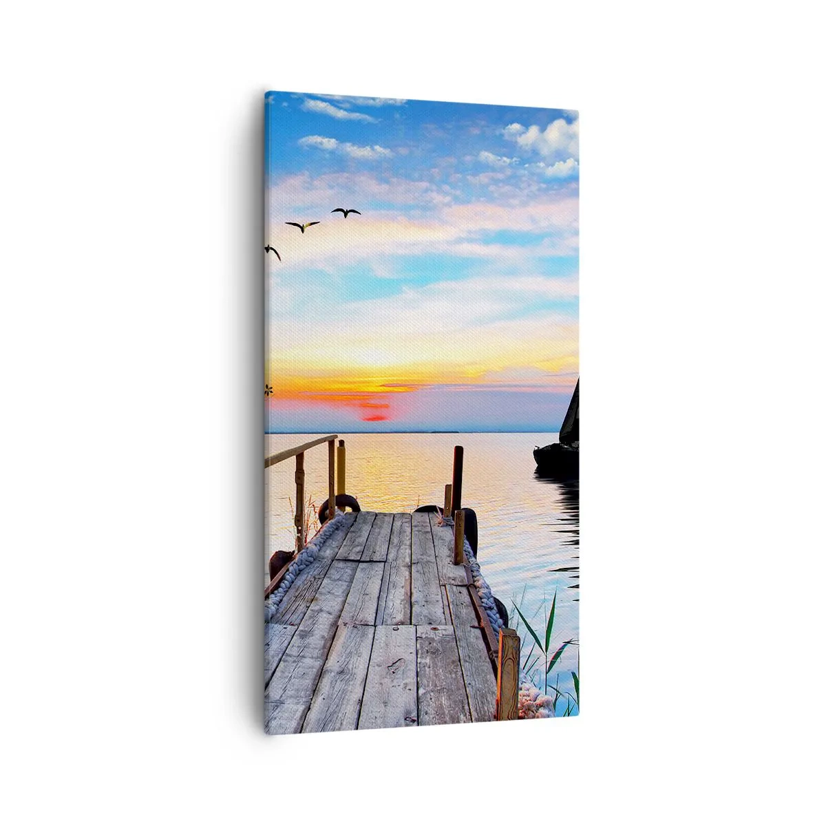 Schilderen op canvas - Goedeavond - 55x100 cm