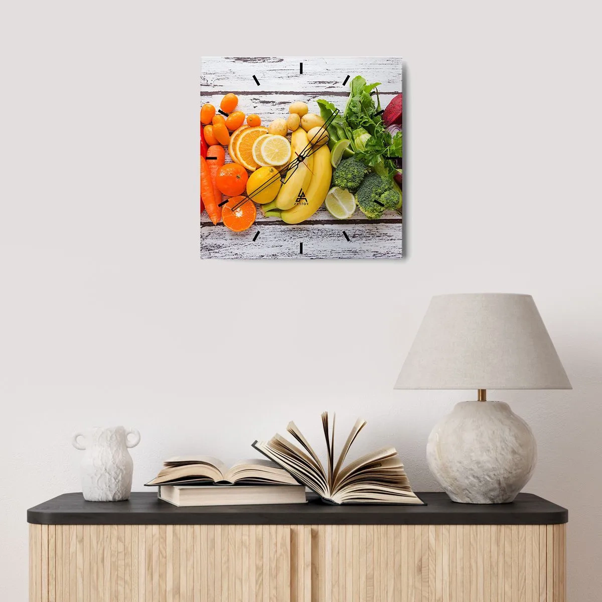 Wandklok - Klok - Het is niet genoeg? - 30x30 cm