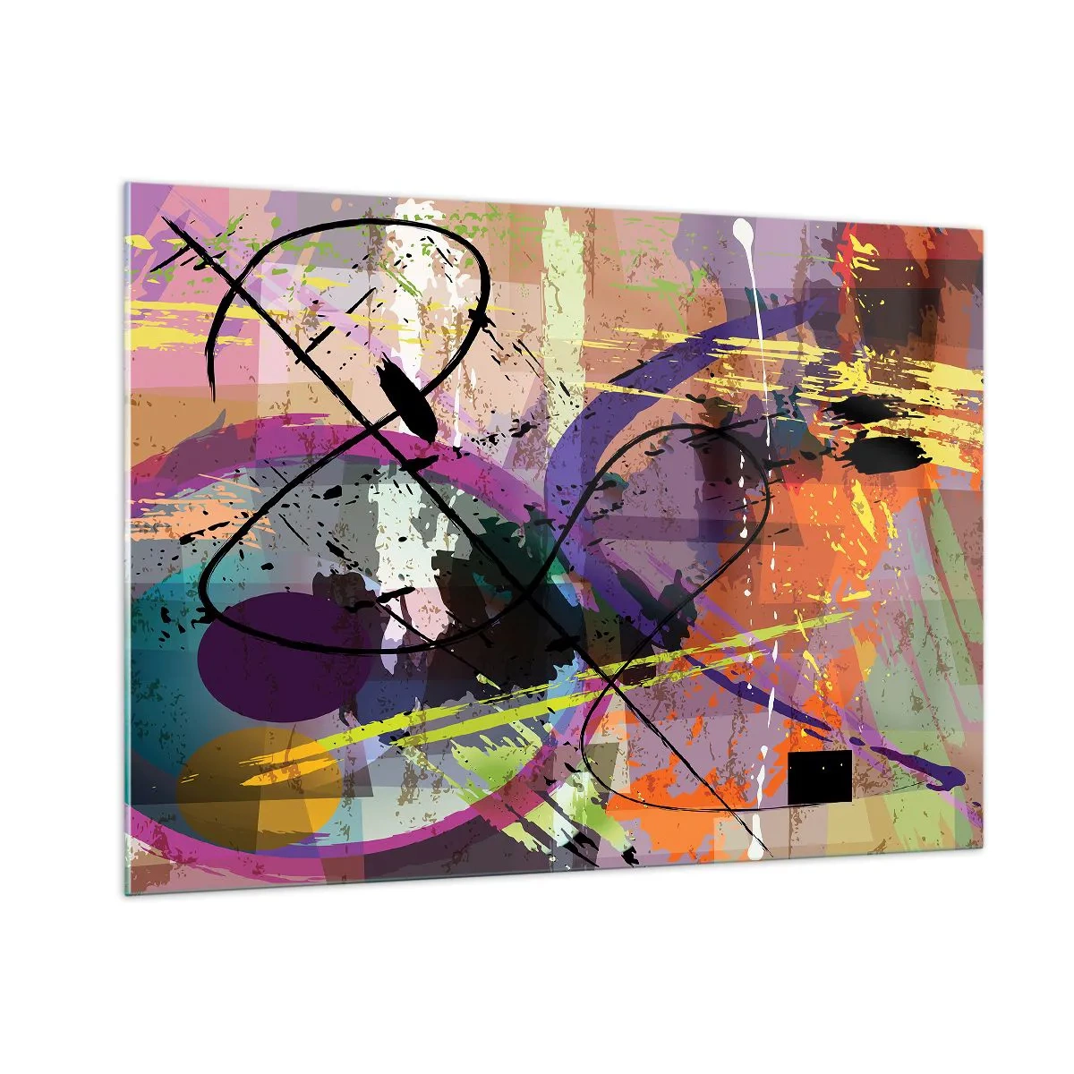 Schilderen op glas - Je kunt rechtdoor of rondom - 100x70 cm