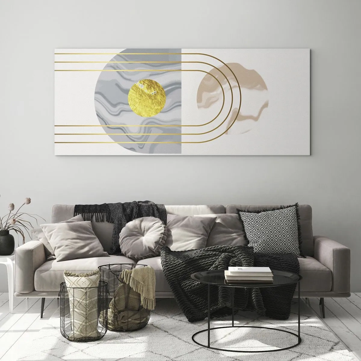 Schilderen op glas - Helderheid en schittering - 120x50 cm