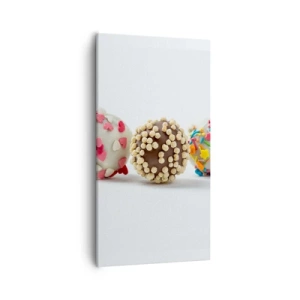 Schilderen op canvas - Het leven kan zoet zijn - 55x100 cm