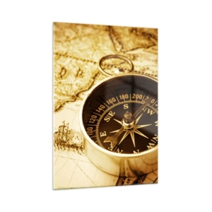 Schilderen op glas - Oost of west? - 50x70 cm
