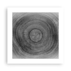 Poster - Teken van de tijden - 40x40 cm