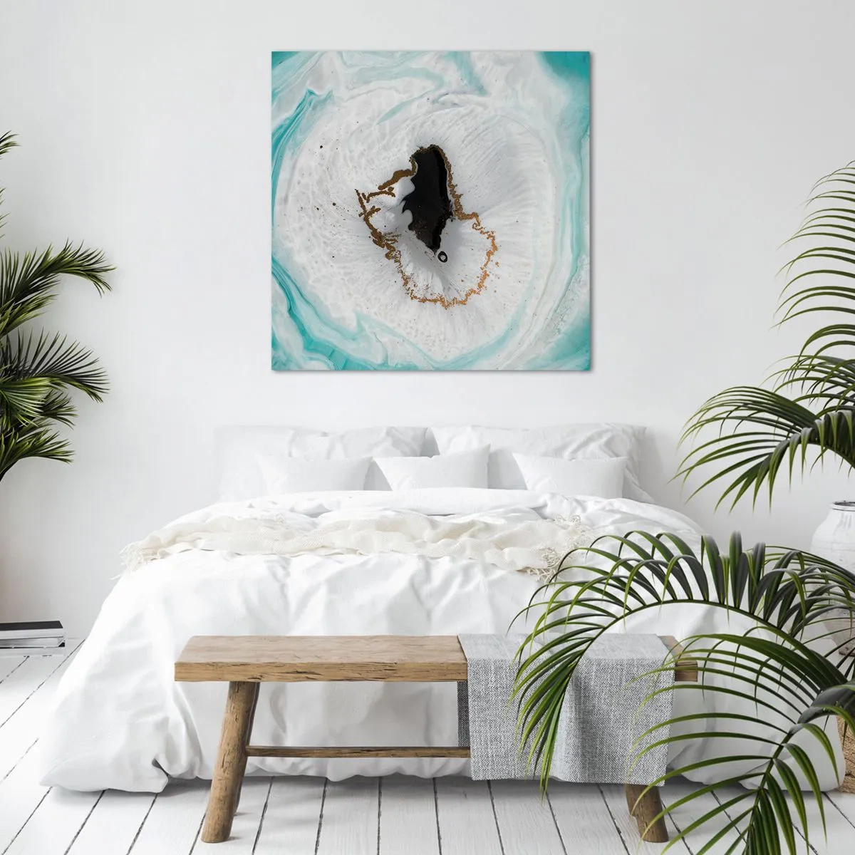 Schilderen op canvas - Binnendringen - 60x60 cm