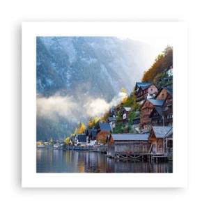 Poster - Alpine sfeer - 40x40 cm